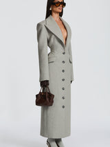 Ursula Coat - Light Grey Jacket Babyboo Fashion Premium Exclusive Design