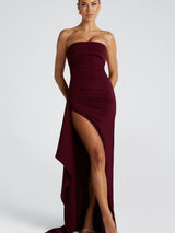 Zafira Maxi Dress - Cherry Lacquer Dress Babyboo Fashion Premium Exclusive Design