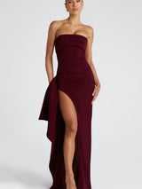 Zafira Maxi Dress - Cherry Lacquer Dress Babyboo Fashion Premium Exclusive Design