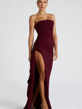 Zafira Maxi Dress - Cherry Lacquer Dress Babyboo Fashion Premium Exclusive Design