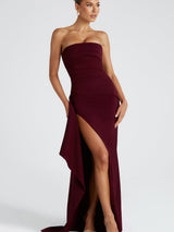 Zafira Maxi Dress - Cherry Lacquer Dress Babyboo Fashion Premium Exclusive Design