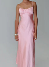 Delilah | Satin Maxi Dress