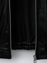 Aria | Faux Leather Bomber Jacket