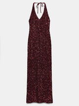 Vivienne | Sequin Halter Maxi Dress