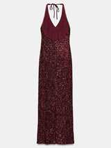 Vivienne | Sequin Halter Maxi Dress