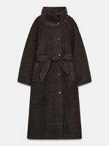 Eliza | Belted Wool Blend Coat