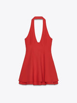 Aria | Halter Layered Mini Dress