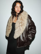 Bianca | Faux Leather Jacket