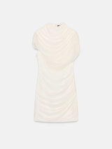 Amelia | Draped Cape Mini Dress