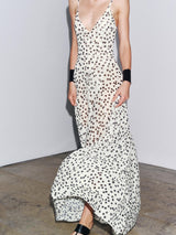 POLKA DOT MAXI DRESS