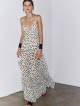 POLKA DOT MAXI DRESS