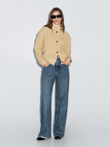 Solenne | Cozy Turtleneck Knit Cardigan