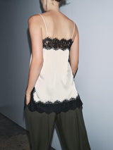 Bella | Lace Satin Cami Top