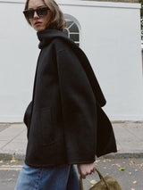 Noa | Wool Blend Short Coat