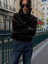 Mila | Reversible Faux Leather Jacket