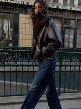 Ren | Reversible Faux Leather Jacket