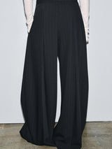 Ava | Pleated Pinstripe Pants
