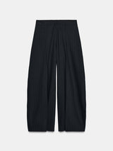 Ava | Pleated Pinstripe Pants