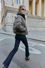 Mila | Plaid Puffer Anorak