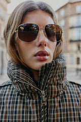 Mila | Plaid Puffer Anorak