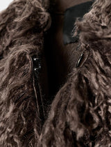 Ivy | Textured Faux Fur Jacket