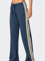 Avery | Contrast Stripe Sweatpants