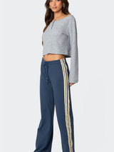 Avery | Contrast Stripe Sweatpants