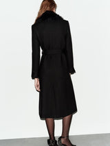 Elowen | Luxe Wool & Faux Fur Coat