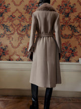Elowen | Luxe Wool & Faux Fur Coat
