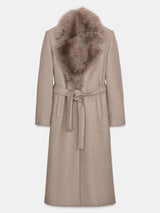 Elowen | Luxe Wool & Faux Fur Coat