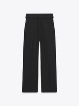 Elena | Wool Blend Foldover Trouser