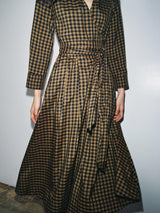 Clara | Effortless Plaid Shirt Dress
