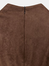 Mara | Faux Leather Halter Top