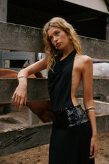 Naomi | Halter Maxi Dress