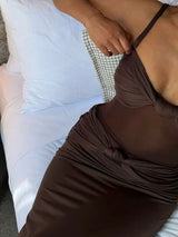 Zola | Detachable Straps Maxi Dress