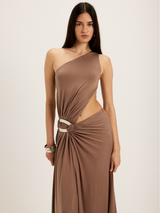 Serena | Ring Draped Gown