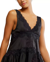 Morwenna | Lace Trim Mini Dress