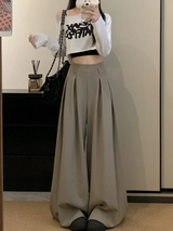 Emily | Wide Leg Pleated Trousers