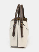 Luna | Contrast Canvas Shopper