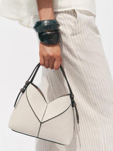 Luna | Contrast Canvas Shopper
