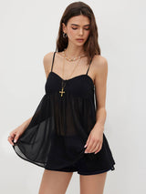 Nina | Leopard Chiffon Mini Dress