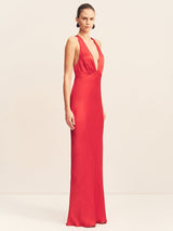 Tatum | Plunged Maxi Dress