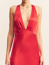 Tatum | Plunged Maxi Dress