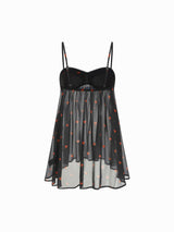 Nina | Leopard Chiffon Mini Dress