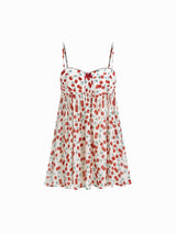 Nina | Leopard Chiffon Mini Dress