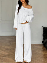 Vaelora | Off Shoulder Lounge Set