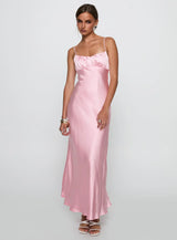 Delilah | Satin Maxi Dress