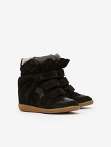 Sienna | Hidden Wedge Suede Sneaker