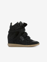 Sienna | Hidden Wedge Suede Sneaker