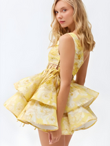 Daphne | Floral One Shoulder Mini Dress